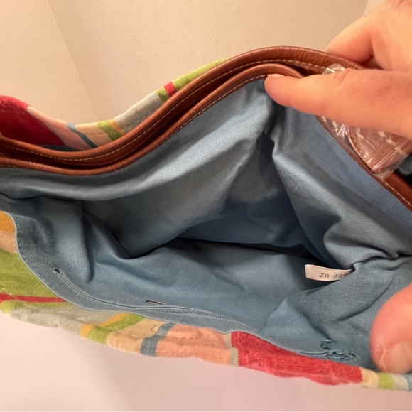 Fossil Shoulder Canvas Striped Material Boho Style ZB2267. - Picture 10 of 16